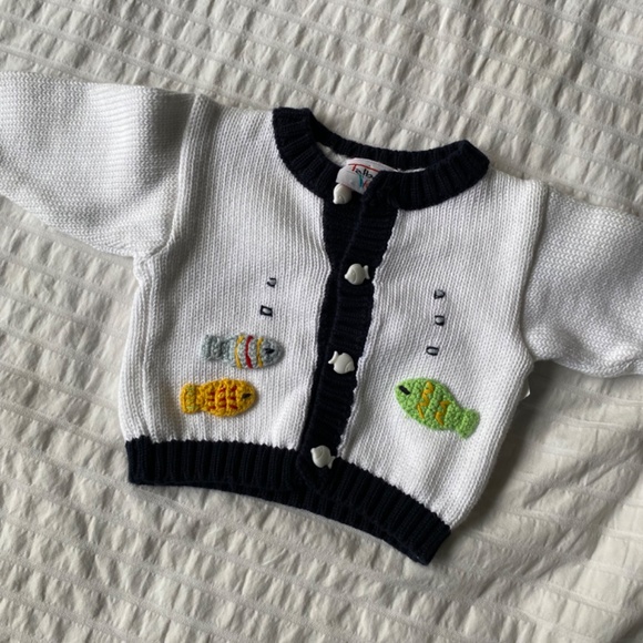 Baby vintage cardigan - Picture 2 of 2
